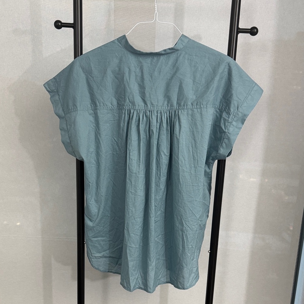 Universal Thread Blue V Neck Blouse Women Size XL Top NWT - Picture 7 of 10